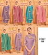 Corby 528 A To F By Tunic House Roman Shimmer Top Bottom With Dupatta Wholesale Market In Surat With Price